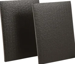 Waxman Consumer Group Black Self-Stick Gripper Pads 4 in. x 5 in.