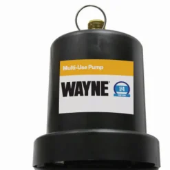 Wayne 1/4 HP 1050 gph Thermoplastic Switchless Switch Bottom AC Submersible Utility Pump
