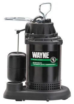 Wayne 1/2 HP 4,300 gph Thermoplastic Vertical Float Switch AC Submersible Sump Pump