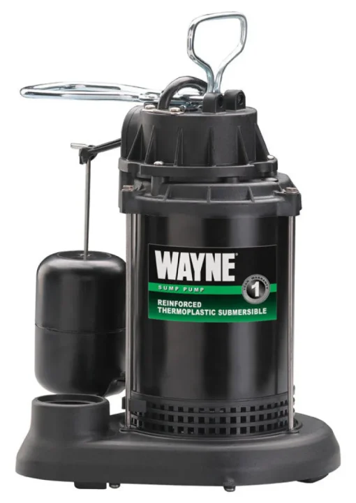 Wayne 1/2 HP 4,300 gph Thermoplastic Vertical Float Switch AC Submersible Sump Pump