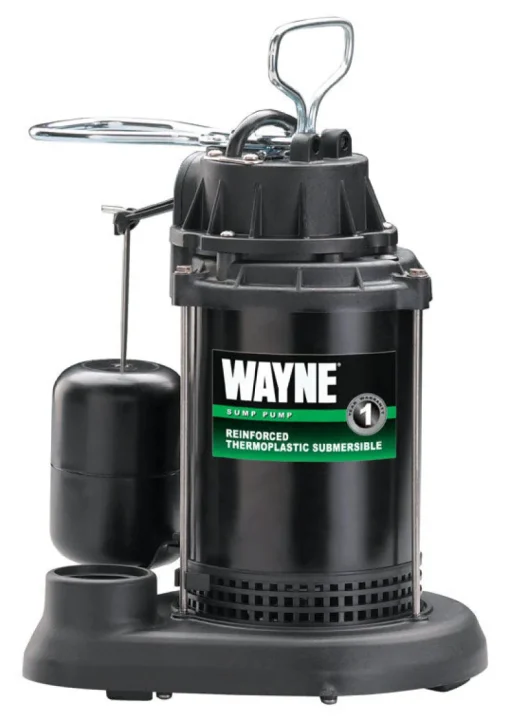 Wayne 1/3 HP 3,750 gph Thermoplastic Vertical Float Switch AC Submersible Sump Pump