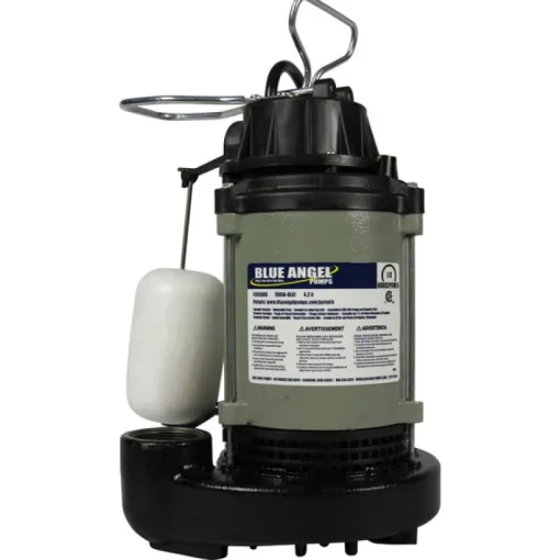 Wayne Blue Angel 1/3 HP 4,620 gph Cast Iron Vertical Float Switch AC Submersible Sump Pump