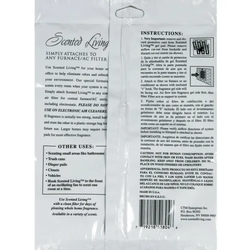 Web FilterFresh Ocean Mist Scent Air Freshener 0.8 oz. Gel