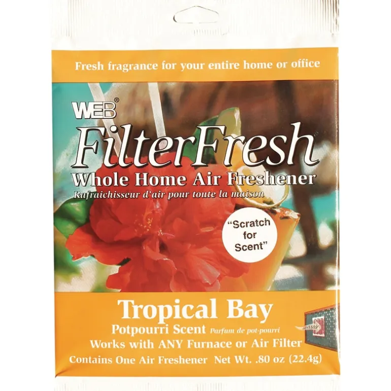 Web FilterFresh Tropical Bay Scent Air Freshener 0.8 oz. Gel