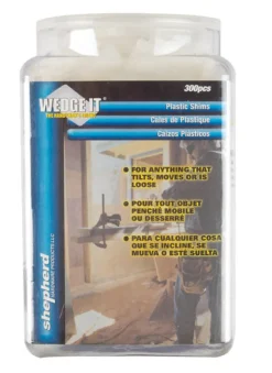 Wedge-It 1 in. W X 2 in. L Plastic Shim 300 pk