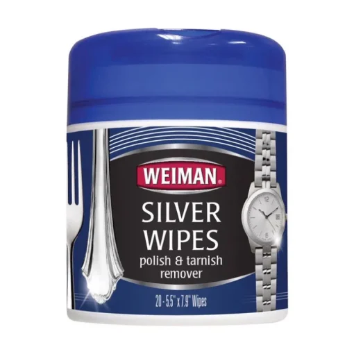 Weiman Floral Scent Silver Polish 20 pk Wipes (Pack of 6)