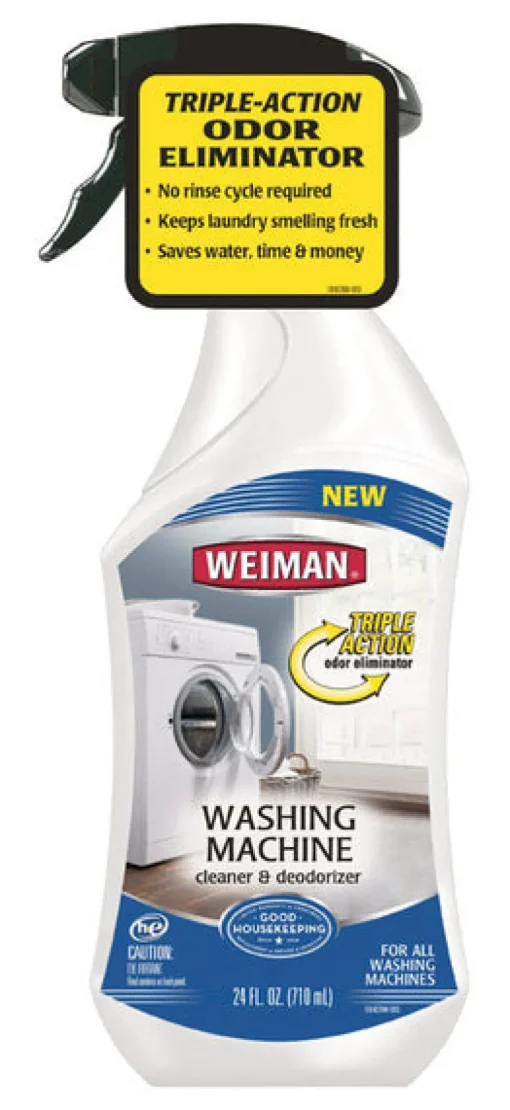 Weiman High Efficiency Spray-and-Go Formula Washing Machine Cleaner Liquid 24 oz. (Pack of 6)