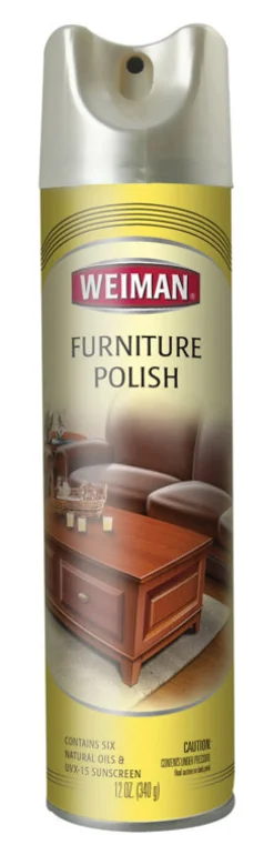 Weiman Lemon Scent Furniture Polish 12 oz. Spray (Pack of 6)