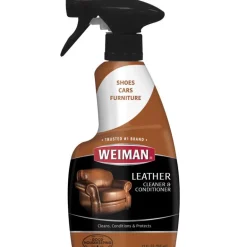 Weiman Lemon Scent Leather Cleaner & Conditioner 12 oz. (Pack of 6)