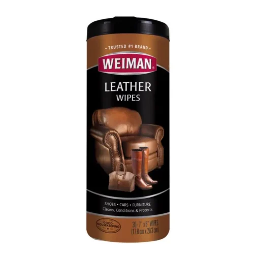 Weiman Lemon Scent Leather Wipes 30 pk Wipes