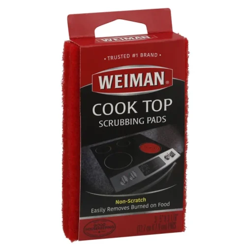 Weiman No Scent Cooktop Scrubbing Pads 3 ct Sponge (Pack of 6)