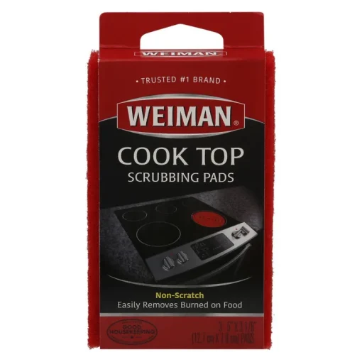 Weiman No Scent Cooktop Scrubbing Pads 3 ct Sponge (Pack of 6)
