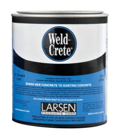 Weld-Crete Blue High Strength Polyvinyl Acetate Homopolymer Concrete Bonding Agent Liquid 1 qt.