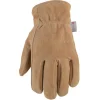 Wells Lamont L Suede Cowhide Heavy Duty Brown Gloves (Pack of 3).