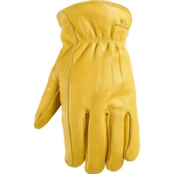 Wells Lamont Men's Cold Weather Gloves Tan/Yellow L 1 pair