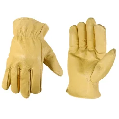 Wells Lamont Men's Driver Work Gloves Ivory L 1 pair