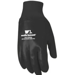 Wells Lamont Men's Indoor/Outdoor Chore Gloves Black One Size Fits All 1 pair