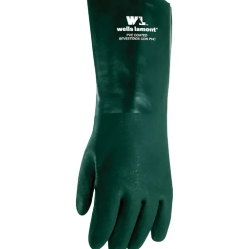 Wells Lamont Men's Indoor/Outdoor Chemical Gloves Green L 1 pair