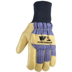Wells Lamont Men's Outdoor Cold Weather Work Gloves Blue/Tan L 1 pk