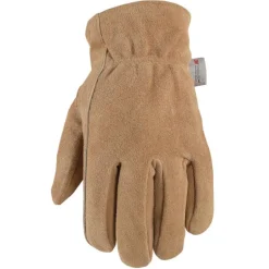 Wells Lamont XL Suede Cowhide Brown Gloves (Pack of 3).