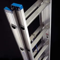 Werner 32 ft. H Aluminum Extension Ladder Type I 250 lb. capacity