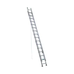 Werner 32 ft. H Aluminum Extension Ladder Type II 225 lb. capacity