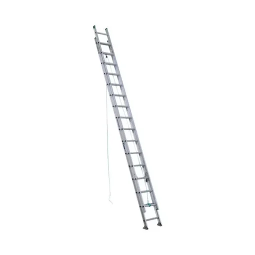 Werner 32 ft. H Aluminum Extension Ladder Type II 225 lb. capacity