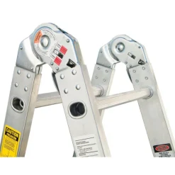Werner 12 ft. H Aluminum Telescoping Extension Ladder Type IA 300 lb. capacity