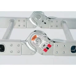 Werner 12 ft. H Aluminum Telescoping Extension Ladder Type IA 300 lb. capacity