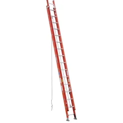 Werner 32 ft. H Fiberglass Extension Ladder Type IA 300 lb. capacity