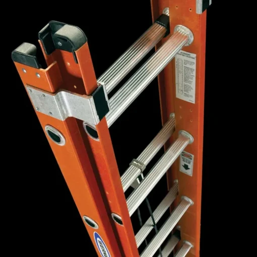 Werner 32 ft. H Fiberglass Extension Ladder Type IA 300 lb. capacity
