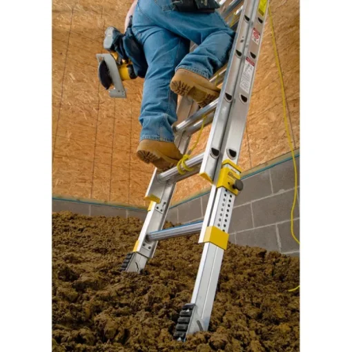 Werner Extension Ladder Equalizer Aluminum 28 ' Ansi, Osha 250 Lb 90 Degrees