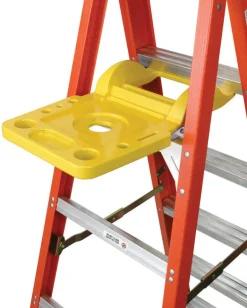 Werner Polyethylene Yellow Pail Shelf 1 pk