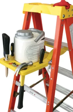 Werner Polyethylene Yellow Pail Shelf 1 pk