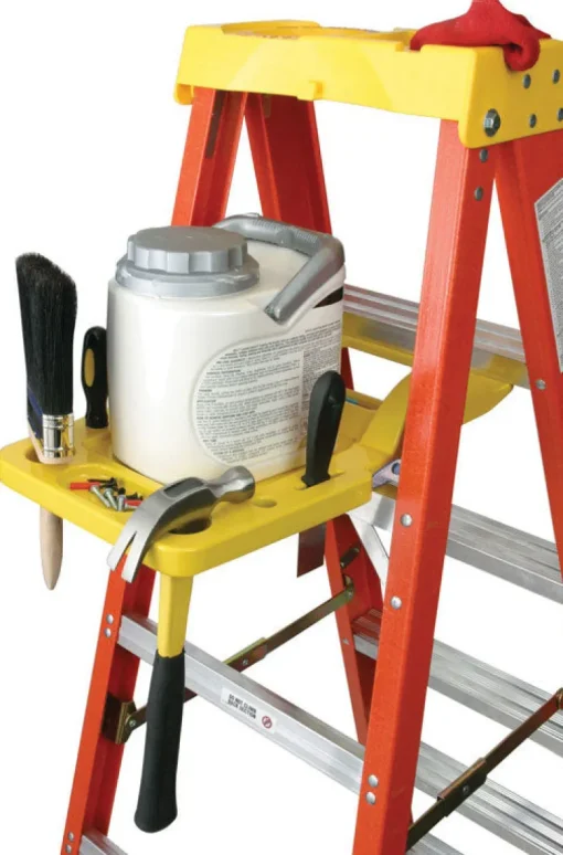 Werner Polyethylene Yellow Pail Shelf 1 pk