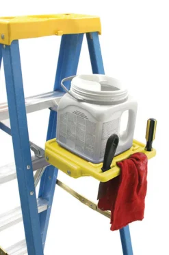 Werner Polyethylene Yellow Pail Shelf 1 pk (Pack of 2)
