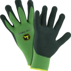 West Chester John Deere Unisex Nitrile Coated Foam Palm Dipped Gloves Black/Green L 1 pair (Pack of 3)