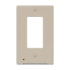 Westek LumiCover Almond 1 gang Plastic Rocker Nightlight Wall Plate 1 pk
