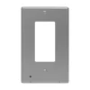 Westek LumiCover Satin Nickel 1 gang Plastic Rocker Nightlight Wall Plate 1 pk