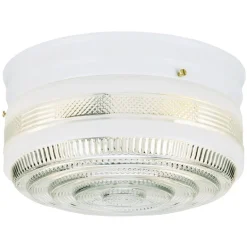 Westinghouse 5 in. H X 8.75 in. W X 8.75 in. L White Ceiling Fixture