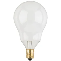 Westinghouse 40 W A15 Decorative Incandescent Bulb E12 (Candelabra) Warm White 2 pk
