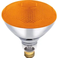 Westinghouse 100 W E26 Reflector Incandescent Bulb E26 (Medium) Amber 1 pk