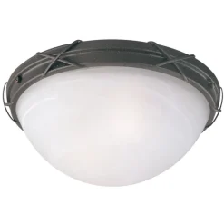 Westinghouse Claremont Switch Incandescent Rustic White Outdoor Light Fixture Hardwired