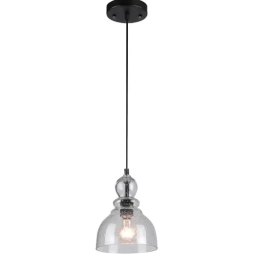 Westinghouse Fiona Oil Rubbed Bronze Clear 1 lights Mini Pendant Light (Pack of 6).