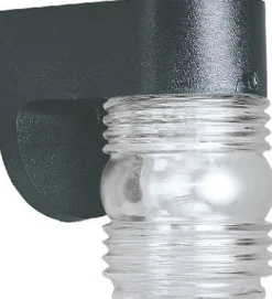 Westinghouse Gloss Black Switch Incandescent Jelly Jar Light