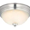 Westinghouse LED 5.5 in. H X 11 in. W X 11 in. L Brushed Nickel Ceiling Light