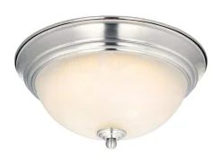 Westinghouse LED 5.5 in. H X 11 in. W X 11 in. L Brushed Nickel Ceiling Light