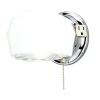 Westinghouse 1-Light Chrome White Wall Sconce
