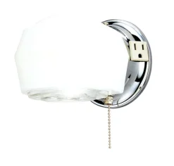 Westinghouse 1-Light Chrome White Wall Sconce