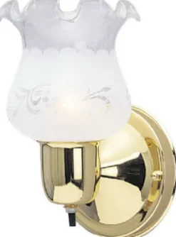 Westinghouse 1-Light Polished Brass Wall Sconce